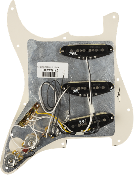 Genuine FENDER Pre-Wired VINTAGE NOISELESS Loaded Strat 11-Hole Shell Pickguard