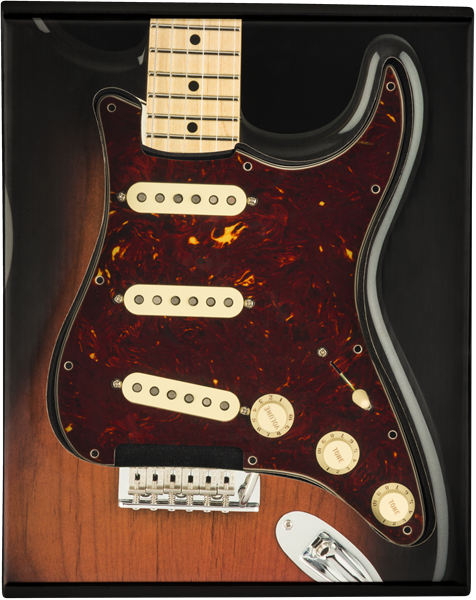 Genuine FENDER Pre-Wired Original '57/'62 Loaded Strat 11-Hole Shell Pickguard