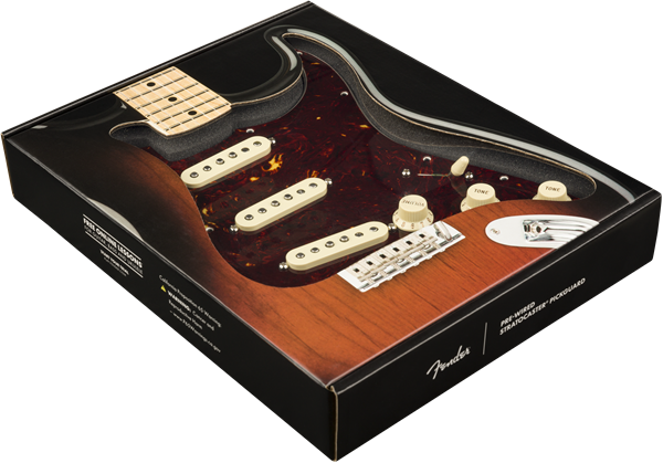 Genuine FENDER Pre-Wired Original '57/'62 Loaded Strat 11-Hole Shell Pickguard