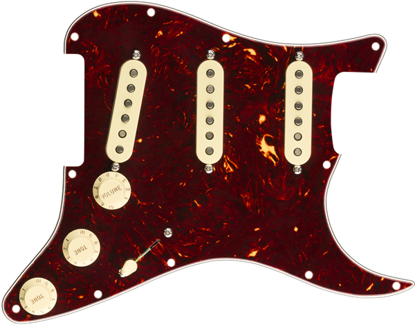 Genuine FENDER Pre-Wired Original '57/'62 Loaded Strat 11-Hole Shell Pickguard