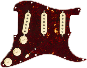 Genuine FENDER Pre-Wired Original '57/'62 Loaded Strat 11-Hole Shell Pickguard