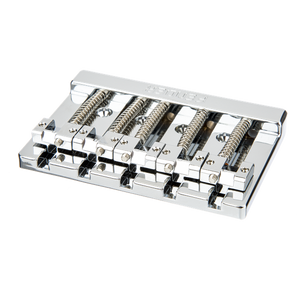 Genuine Fender HiMass 5-String Bass Wide Bridge w/ Zinc Saddles - Chrome