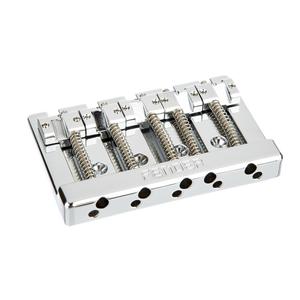Genuine Fender HiMass 5-String Bass Wide Bridge w/ Zinc Saddles - Chrome