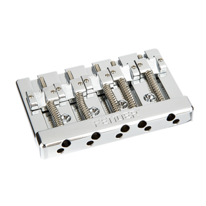 Genuine Fender HiMass 5-String Bass Narrow Bridge with Brass Saddles - CHROME