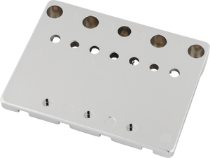 Genuine Fender HiMass 4-String Bass Bridge with BRASS Saddles, CHROME