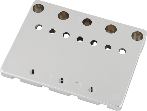 Genuine Fender HiMass 4-String Bass Bridge with BRASS Saddles, CHROME