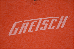 Gretsch Guitars Logo Men's T-Shirt Gift, Heather Orange, XXL (2XL)