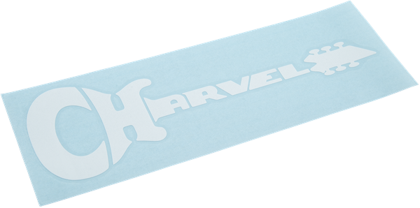 Charvel Guitars Die-Cut Sticker, White, 099-4887-001