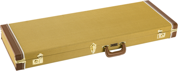 Fender Classic Series Wood Case Strat/Tele, Yellow Tweed Guitar Case