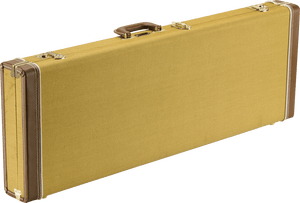 Fender Classic Series Wood Case Strat/Tele, Yellow Tweed Guitar Case
