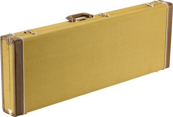 Fender Classic Series Wood Case Strat/Tele, Yellow Tweed Guitar Case