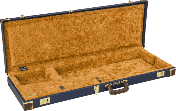 Fender Classic Series Hardshell Case Strat/Tele, Navy Blue Guitar Case