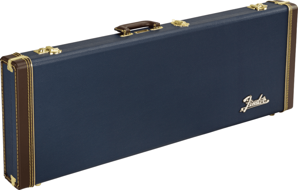 Fender Classic Series Hardshell Case Strat/Tele, Navy Blue Guitar Case