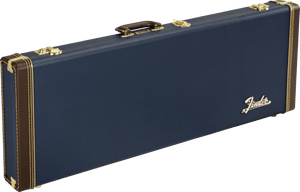 Fender Classic Series Hardshell Case Strat/Tele, Navy Blue Guitar Case