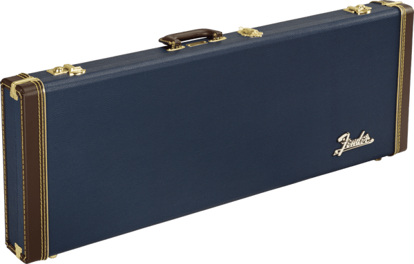Fender Classic Series Hardshell Case Strat/Tele, Navy Blue Guitar Case