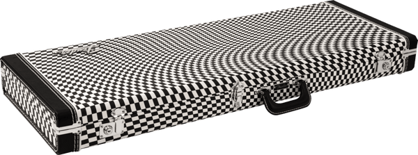 Fender Classic Series Case, Strat/Tele, Wavy Checkerboard Guitar Case