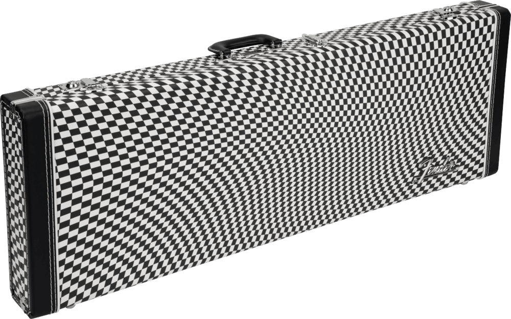 Fender Classic Series Case, Strat/Tele, Wavy Checkerboard Guitar Case