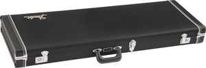Fender Classic Series Hardshell Wood Case - LEFT-HANDED Strat/Tele, Black