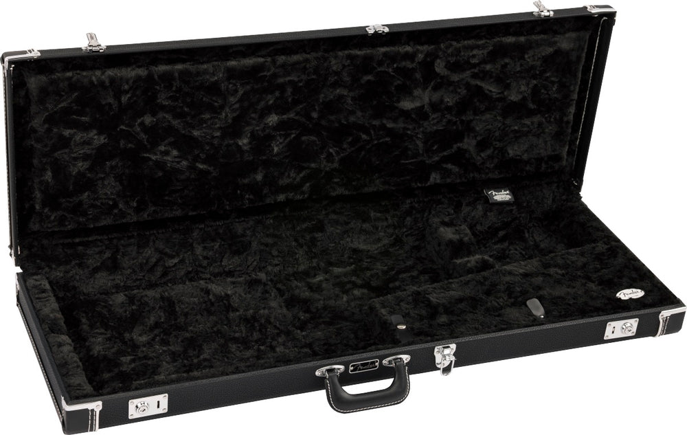 Fender Classic Series Hardshell Wood Case - LEFT-HANDED Strat/Tele, Black