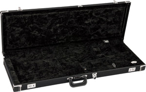 Fender Classic Series Hardshell Wood Case - LEFT-HANDED Strat/Tele, Black