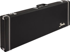 Fender Classic Series Hardshell Wood Case - LEFT-HANDED Strat/Tele, Black