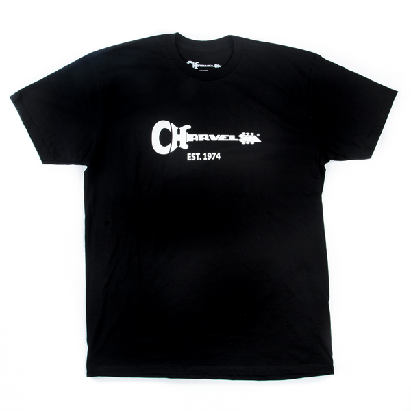 Charvel Guitar Logo Men's T-Shirt Gift, Black, XXL (2XL)