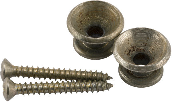 Genuine Fender Road Worn/Relic Aged Strat/Tele Strap Buttons Set/Pair