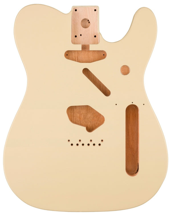 Fender Mexico Tele/Telecaster OLYMPIC WHITE SS Alder Body Vintage Bridge Mount