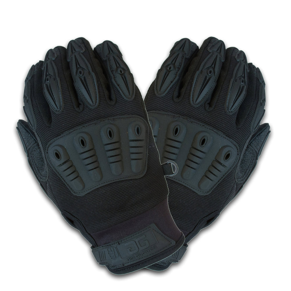 Gig Gear ONYX Gig Gloves, All Black, Touchscreen Work/Stage Gloves, XL