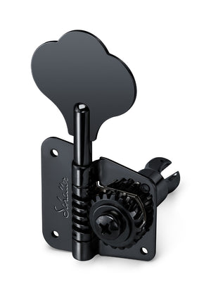 Schaller Germany 4-In-Line F-Series Tuners for Fender P/J Bass, BLACK