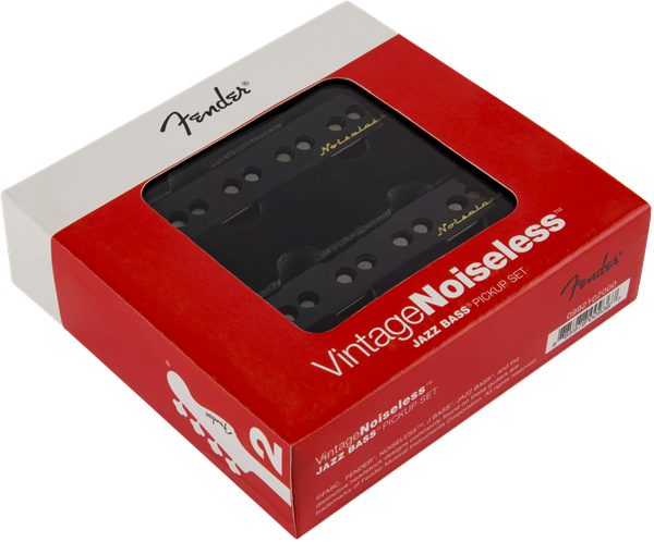 Genuine Fender Vintage Noiseless Jazz/J-Bass Original Pickups Set, 099-2102-000