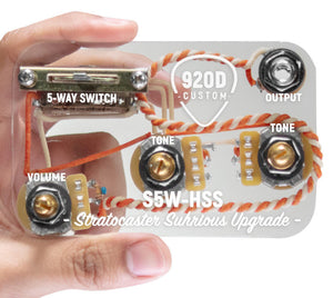 920D Custom S5W-HSS 5-Way Super Switch Wiring Harness for H/S/S S-Style Guitars