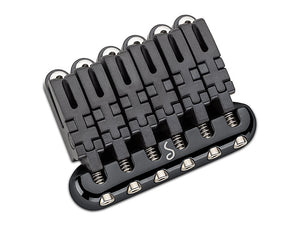 Schaller Germany Hannes 6-String Guitar Bridge - BLACK, 12010400