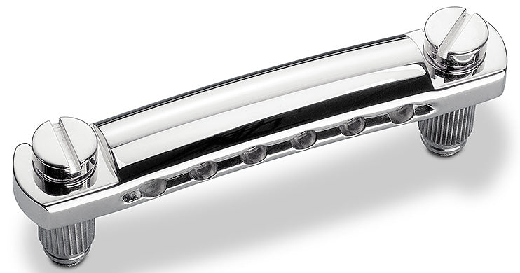Schaller Germany Stop Tailpiece for STM/GTM Guitar Bridges - CHROME, 12050200