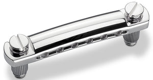 Schaller Germany Stop Tailpiece for STM/GTM Guitar Bridges - CHROME, 12050200
