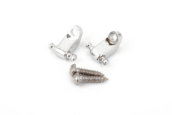 Genuine Fender American Series Strat/Tele Guitar String Guides - Chrome w/Screws