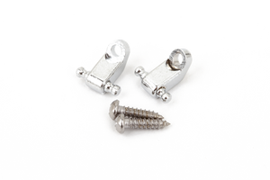 Genuine Fender American Series Strat/Tele Guitar String Guides - Chrome w/Screws