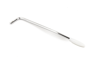 Genuine Fender Chrome Tremolo Arm Whammy Bar w/White Tip for MIJ '65 Mustang