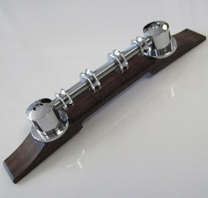 Genuine Gretsch Space Control 4-String CHROME SCB Bass Bridge with Rosewood Base