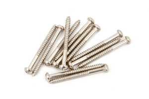 Genuine Fender Pickup Mounting Screws for P Bass/J Bass - Set of 12 - CHROME