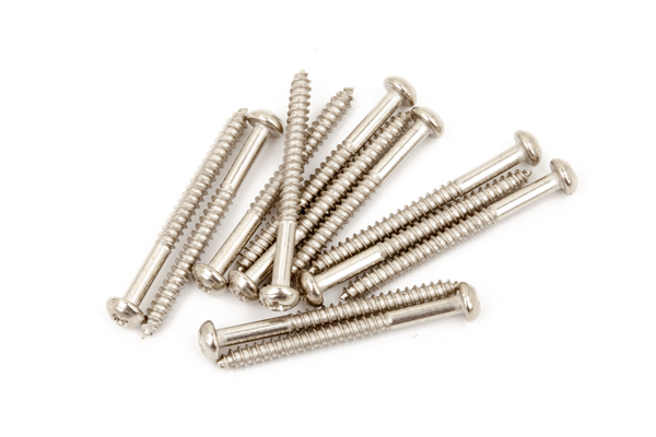 Genuine Fender Pickup Mounting Screws for P Bass/J Bass - Set of 12 - CHROME