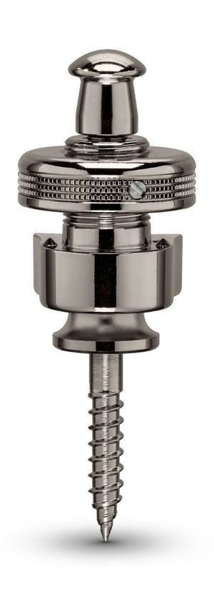 Genuine Schaller RUTHENIUM S-Lock Guitar Strap Locks Pair/Set, Made in Germany