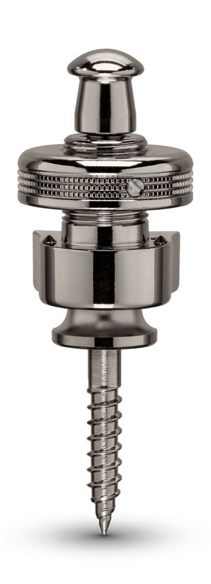 Genuine Schaller RUTHENIUM S-Lock Guitar Strap Locks Pair/Set, Made in Germany