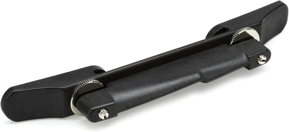 Graph Tech ResoMax Archtop Jazz Bridge - Black, Standard Profile, Nickel Screws