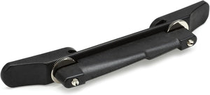 Graph Tech ResoMax Archtop Jazz Bridge - Black, Standard Profile, Nickel Screws