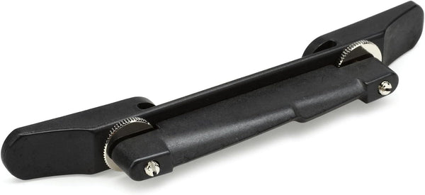 Graph Tech ResoMax Archtop Jazz Bridge - Black, Standard Profile, Nickel Screws