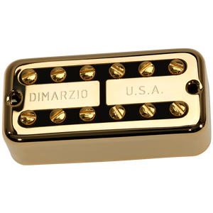 DiMarzio PAF'Tron Filter'Tron NECK Pickup - Gold Cover with Black Insert