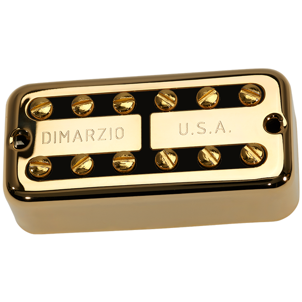 DiMarzio New'Tron Filter'Tron F-SPACED BRIDGE Pickup - Gold Cover w/Black Insert