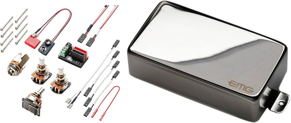 EMG MetalWorks EMG-81 Humbucking Active Guitar Pickup - CHROME