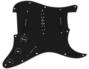 SEYMOUR DUNCAN Dave Murray Signature Prewired/Loaded BLACK Pickguard for Strat